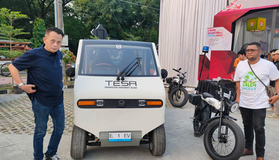 4-Tesa Kendaraan Ramah Lingkungan Hadir pada Perayaan Hari Jadi Kabupaten Cirebon ke-542