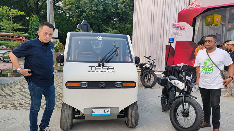 4-Tesa Kendaraan Ramah Lingkungan Hadir pada Perayaan Hari Jadi Kabupaten Cirebon ke-542